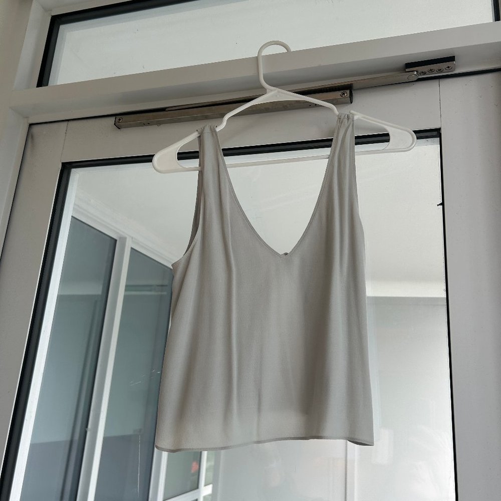 Aritzia Wilfred Free Open Back Tie Tank Top XXS